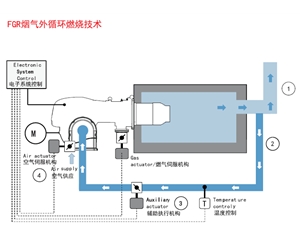 超低氮燃气燃烧器FGR安装示意图